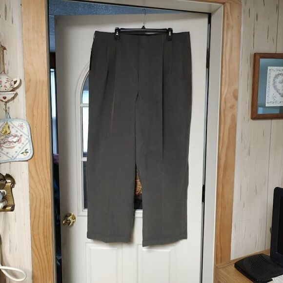 New Perry Ellis Portfolio Artichoke Colored Pants Men's 40/30 - Picture 1 of 3